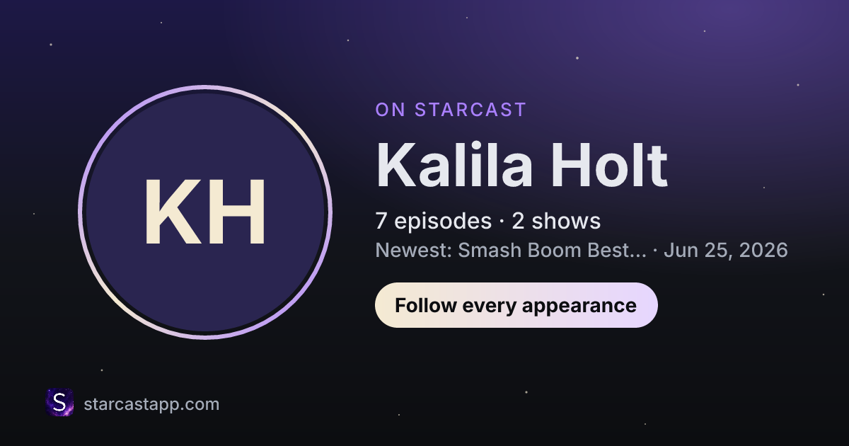 The preview card for Kalila Holt