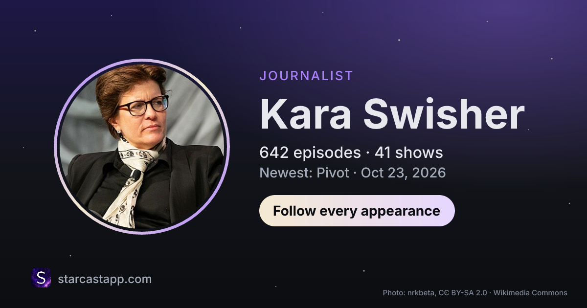 The preview card for Kara Swisher