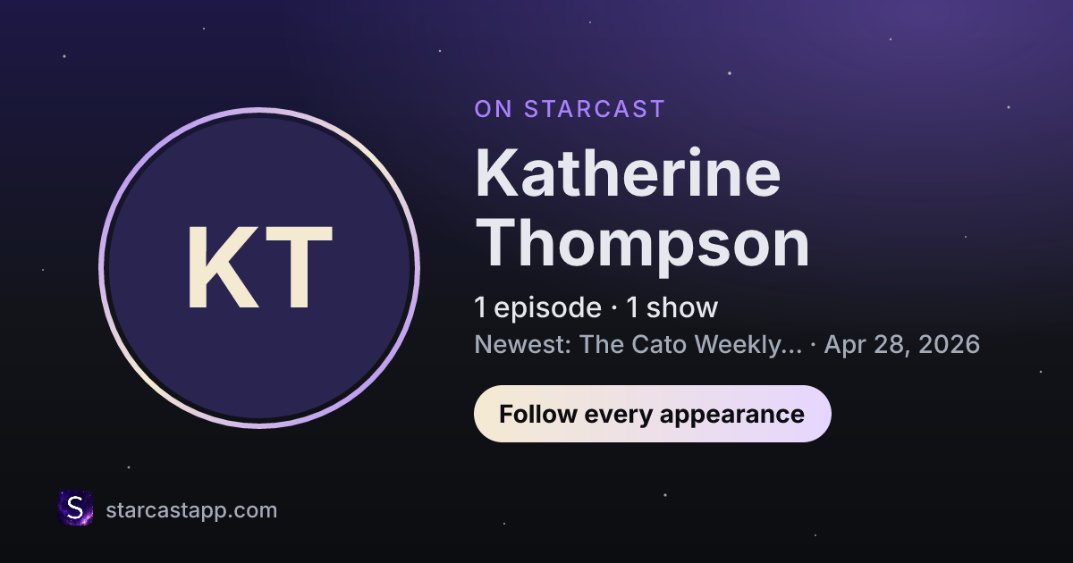 The preview card for Katherine Thompson