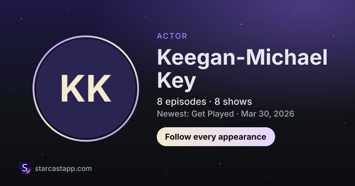 The preview card for Keegan-Michael Key