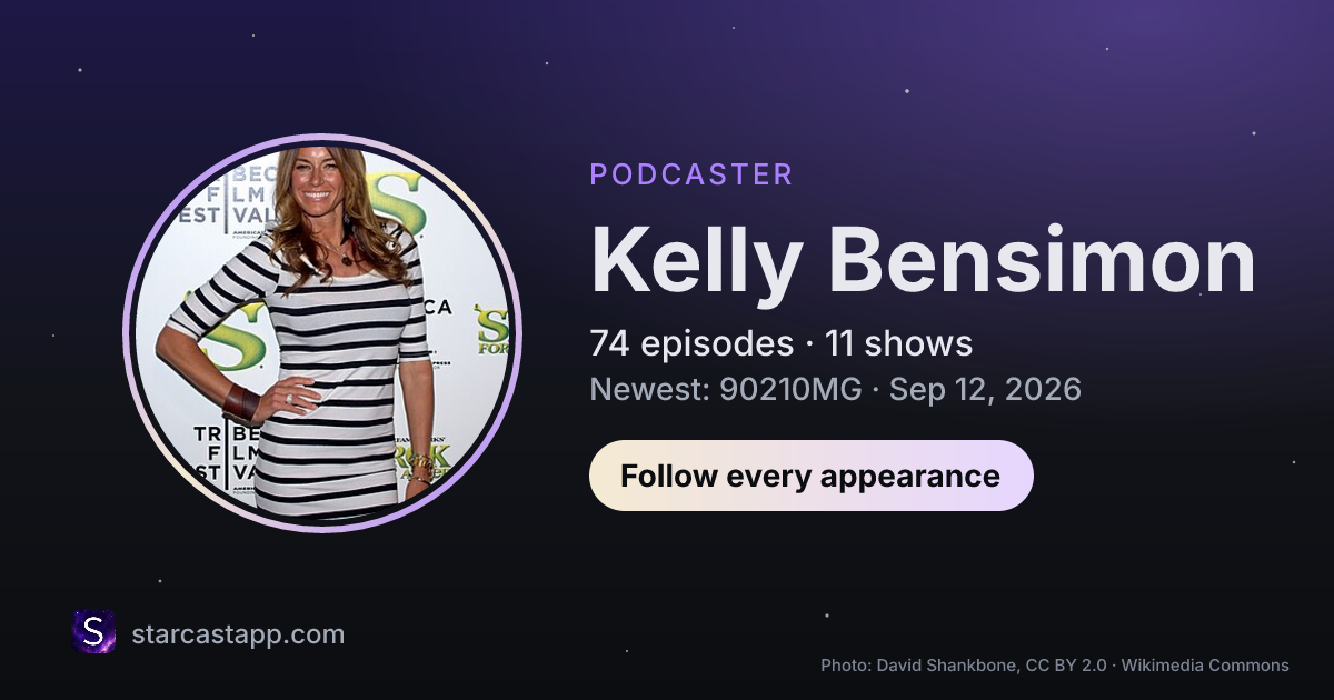 The preview card for Kelly Bensimon