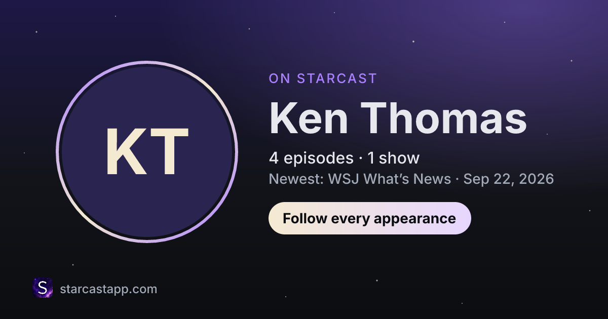 The preview card for Ken Thomas