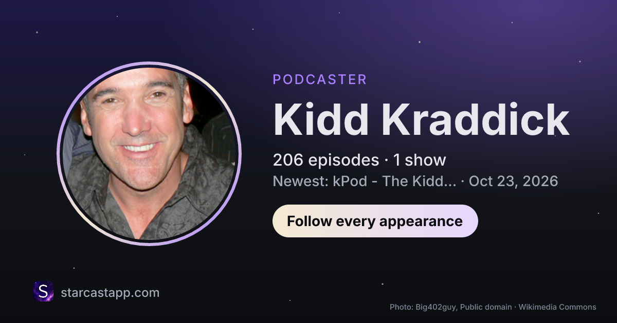 The preview card for Kidd Kraddick