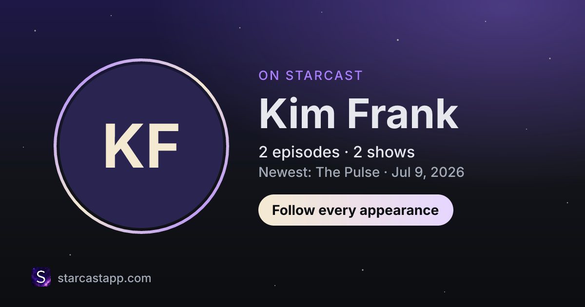 The preview card for Kim Frank