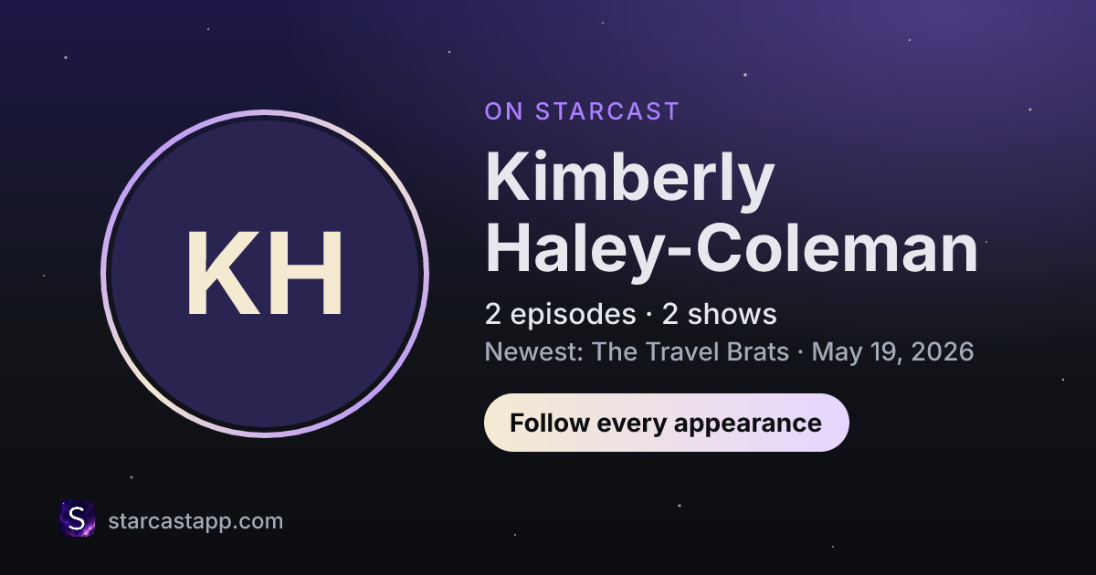 The preview card for Kimberly Haley-Coleman