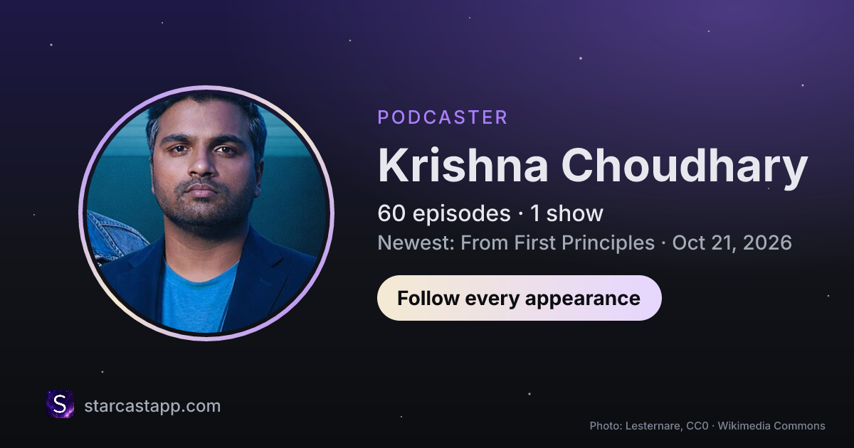 The preview card for Krishna Choudhary