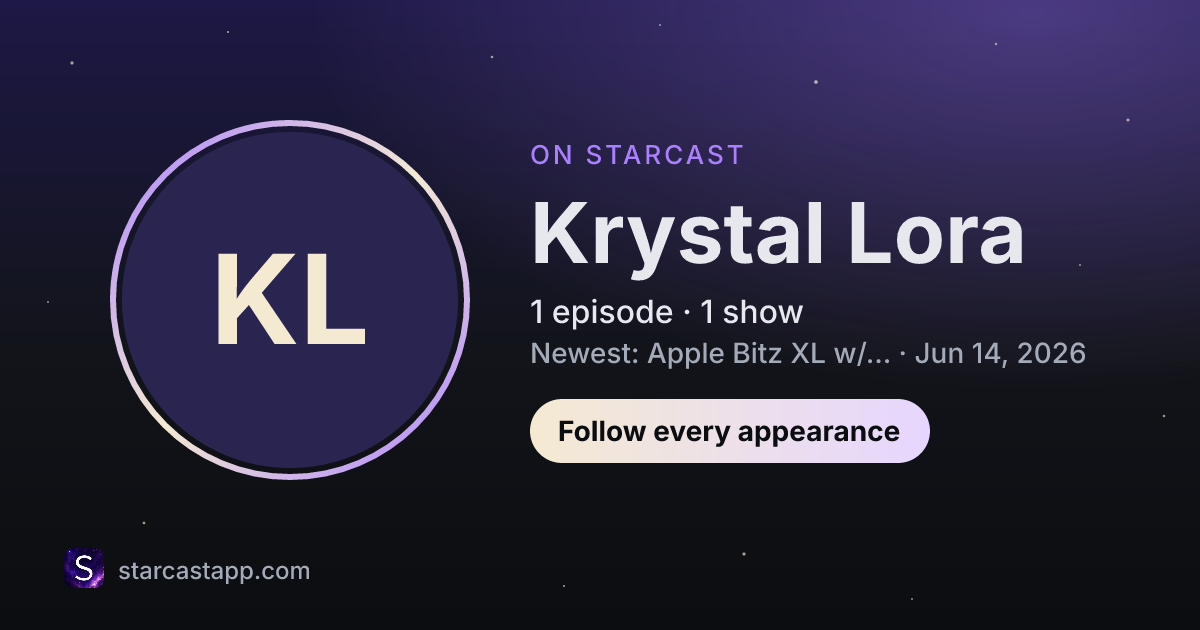 The preview card for Krystal Lora