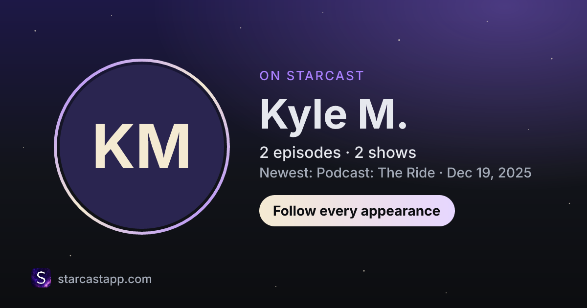 The preview card for Kyle M.