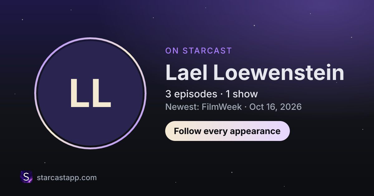 The preview card for Lael Loewenstein