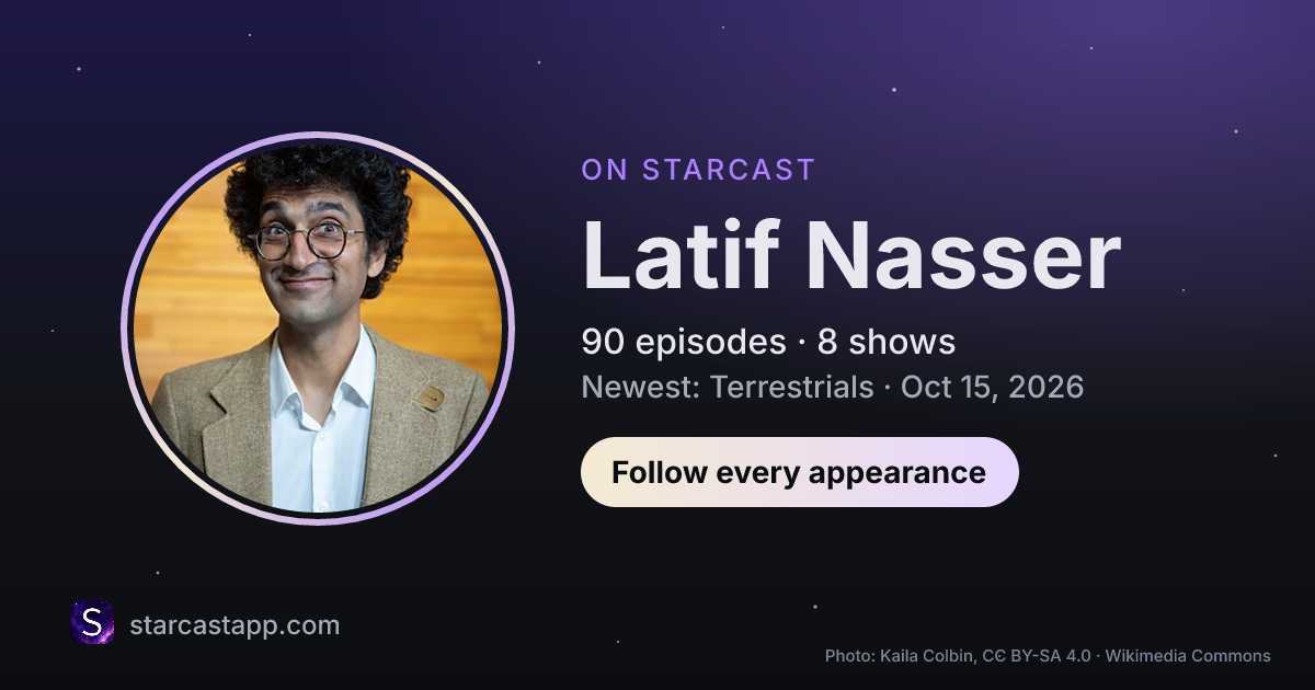 The preview card for Latif Nasser