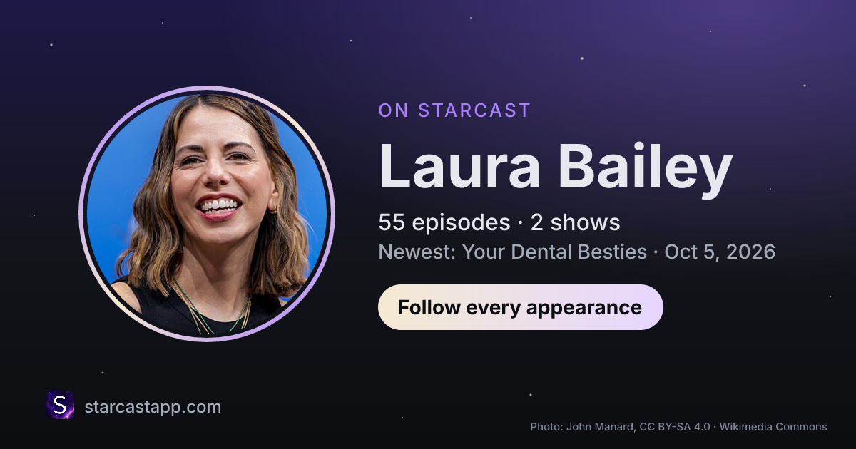 The preview card for Laura Bailey