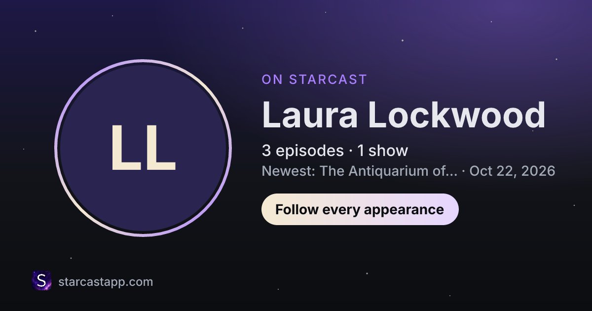 The preview card for Laura Lockwood
