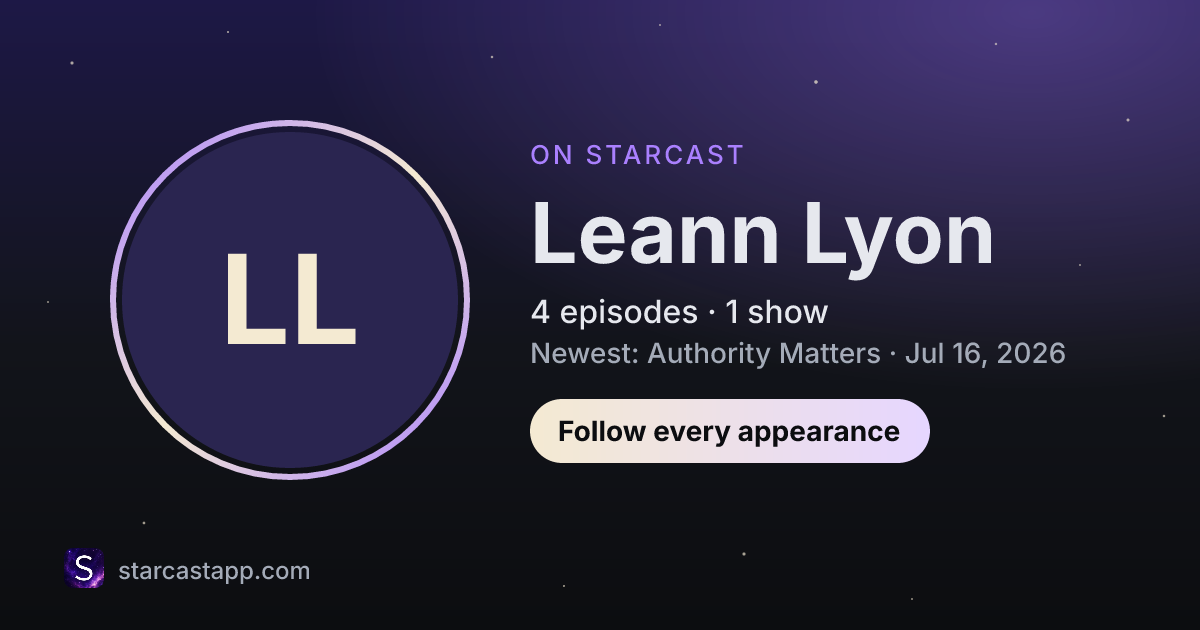 The preview card for Leann Lyon