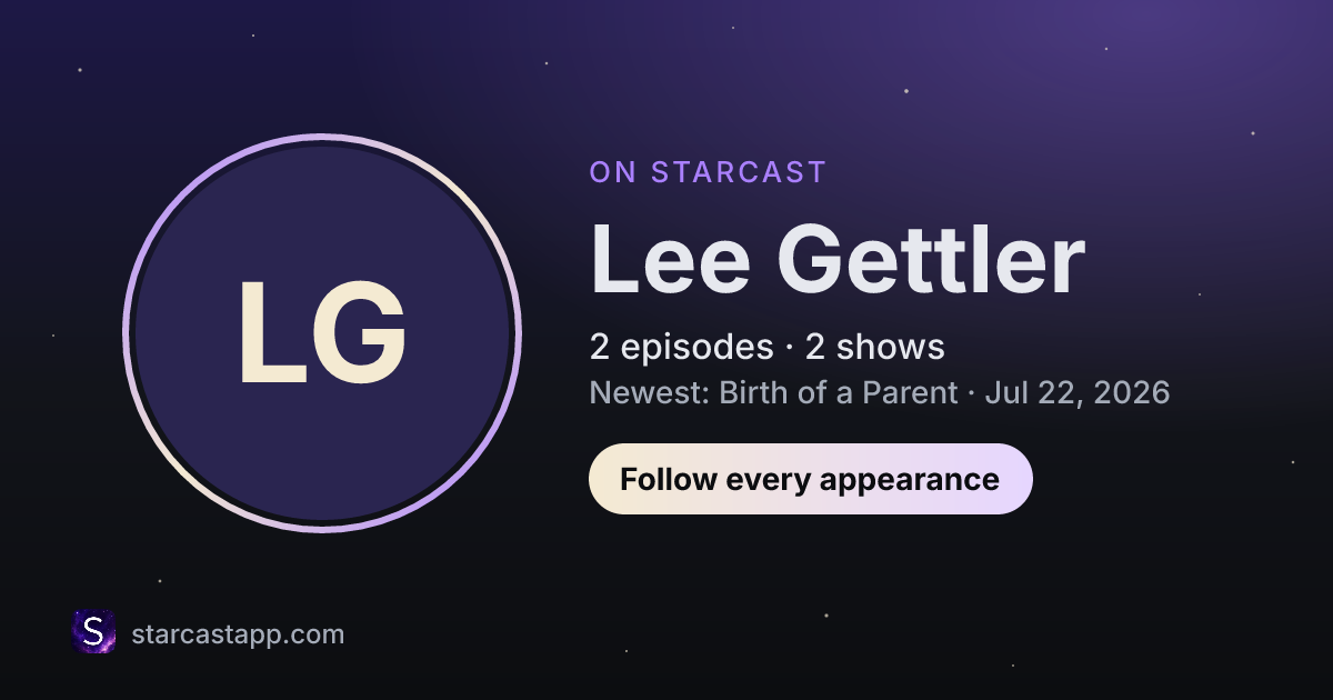 The preview card for Lee Gettler