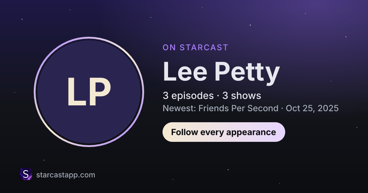 The preview card for Lee Petty