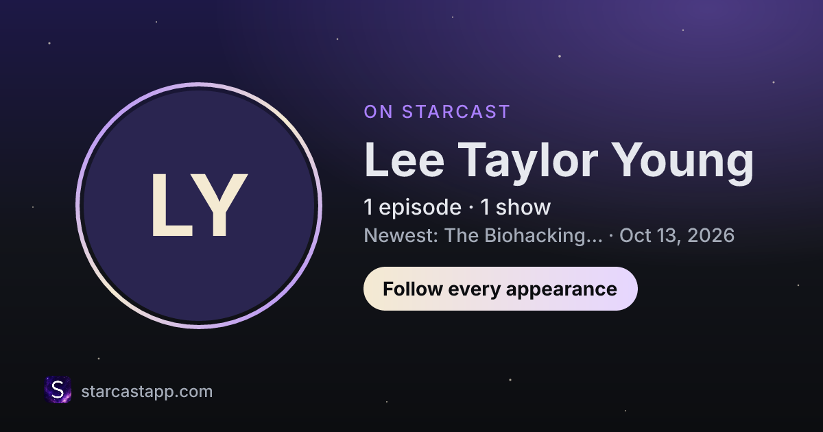 The preview card for Lee Taylor Young