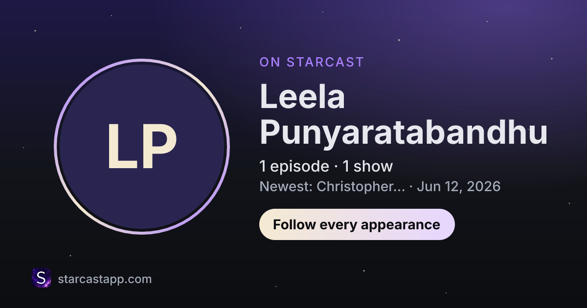 The preview card for Leela Punyaratabandhu
