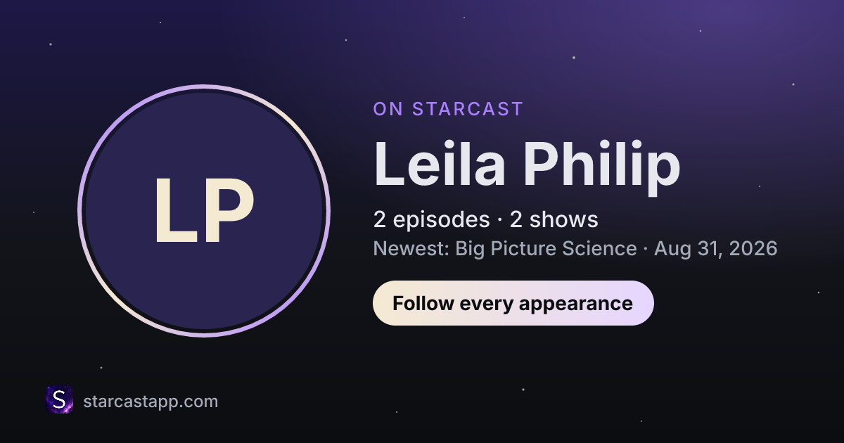 The preview card for Leila Philip