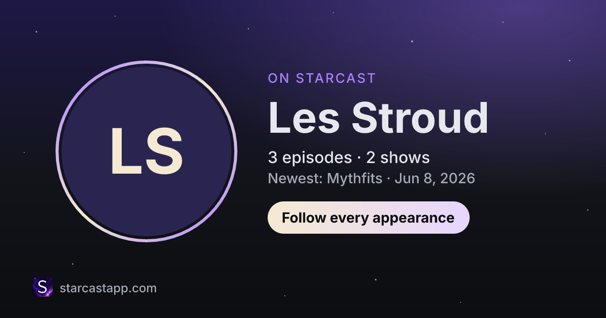 The preview card for Les Stroud