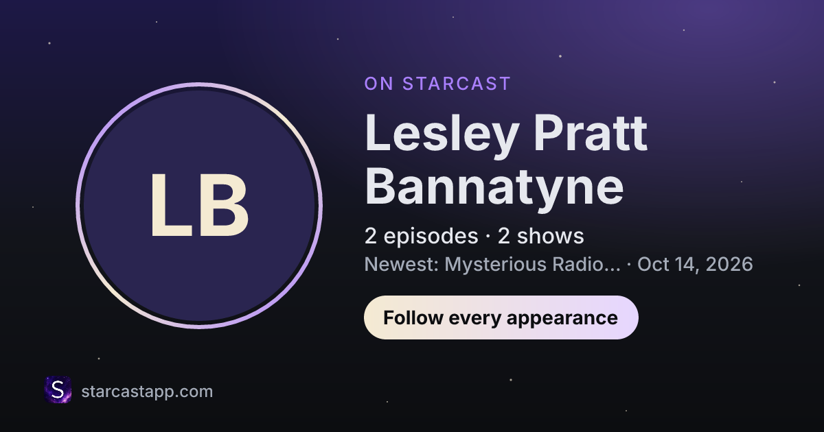 The preview card for Lesley Pratt Bannatyne
