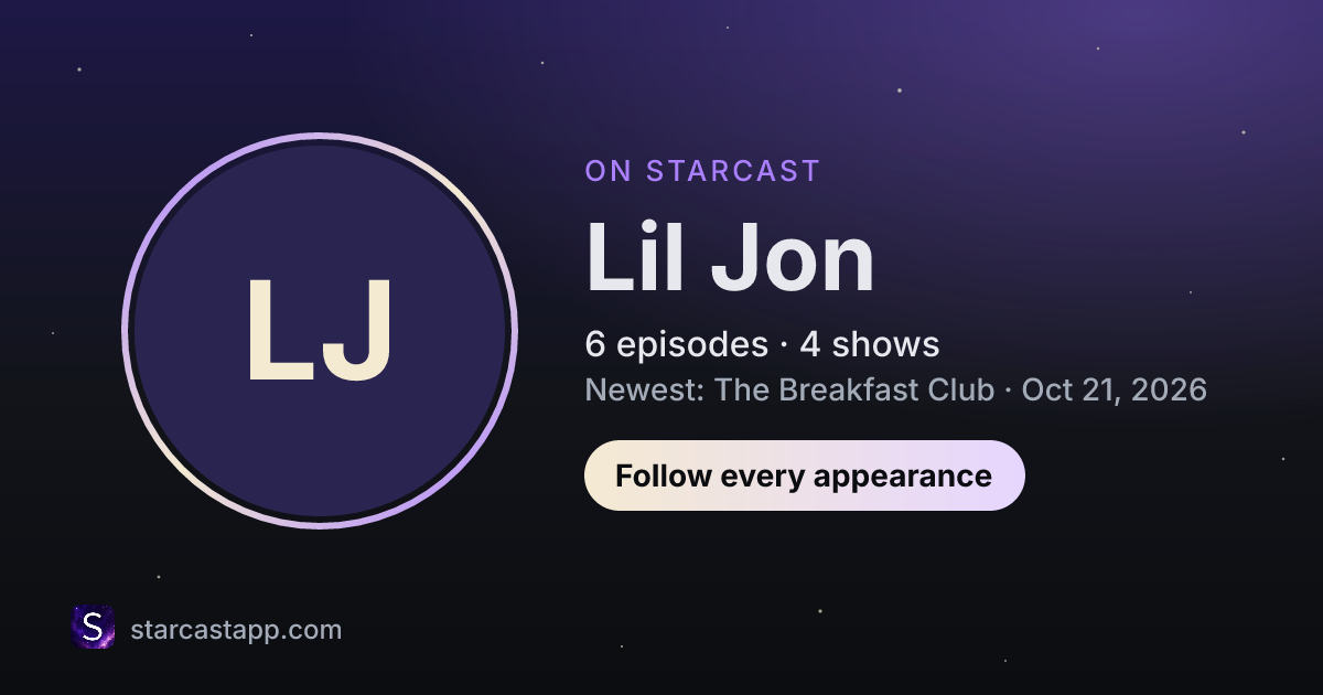 The preview card for Lil Jon