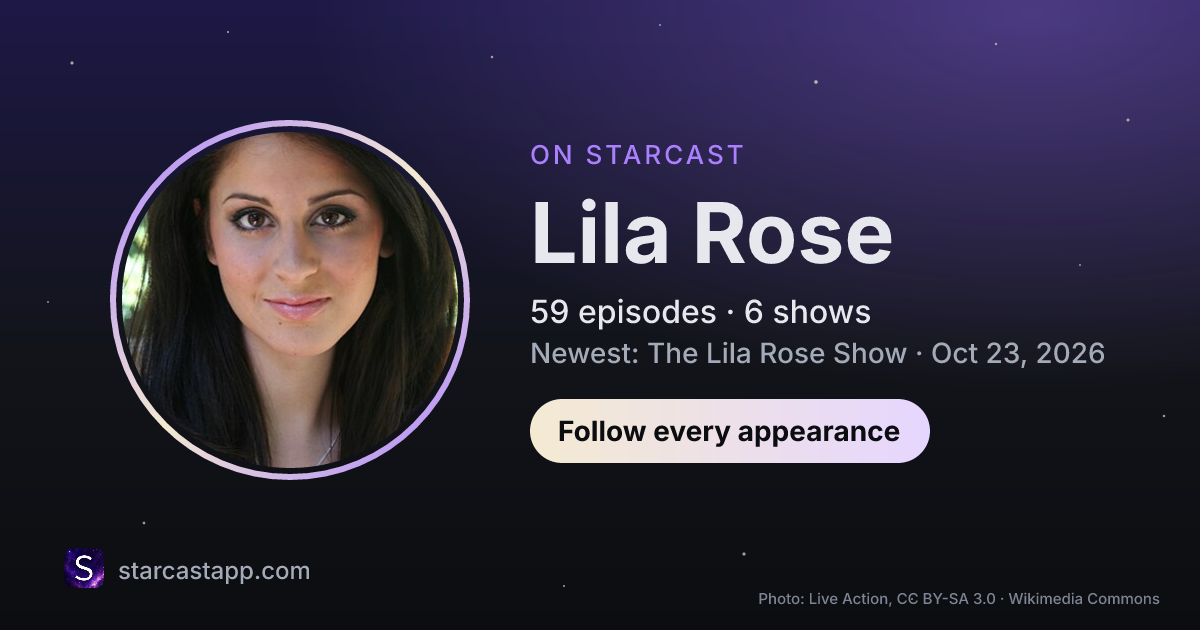 The preview card for Lila Rose