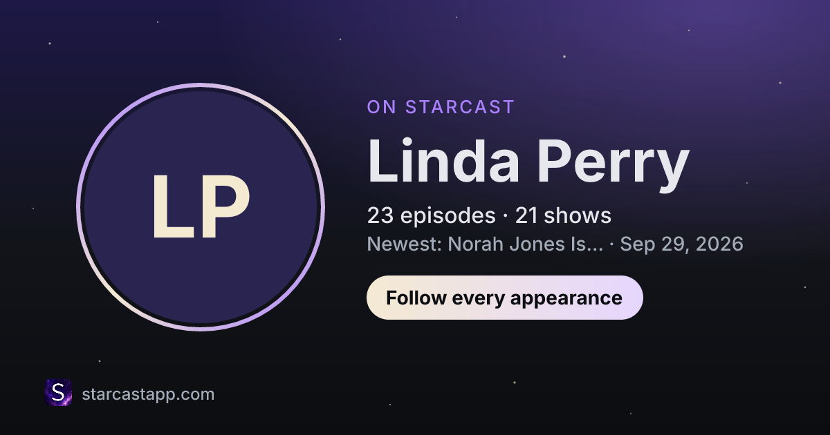 The preview card for Linda Perry
