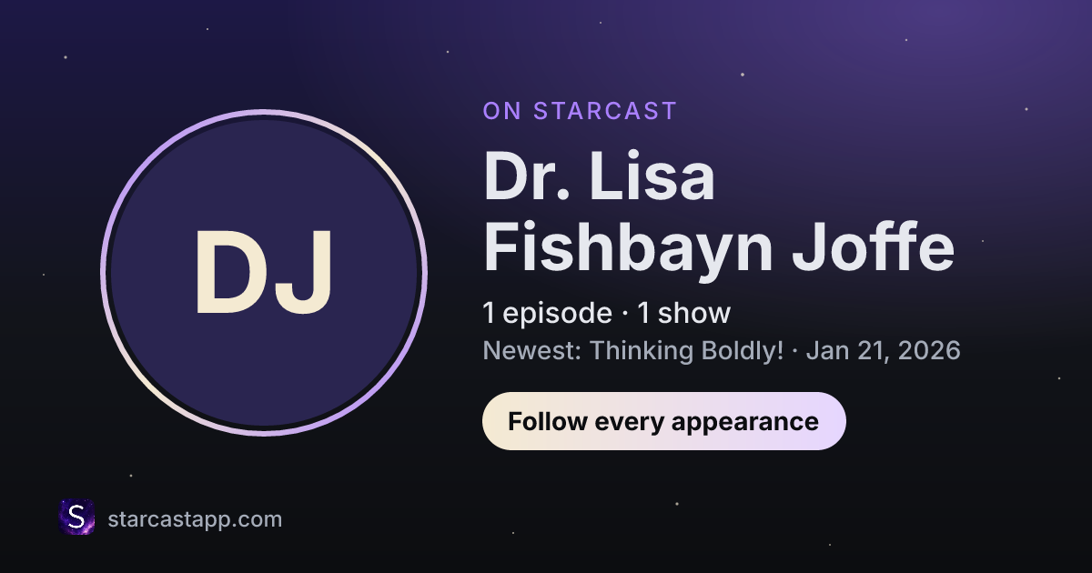 The preview card for Dr. Lisa Fishbayn Joffe