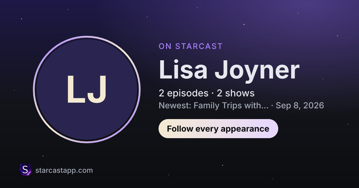 The preview card for Lisa Joyner