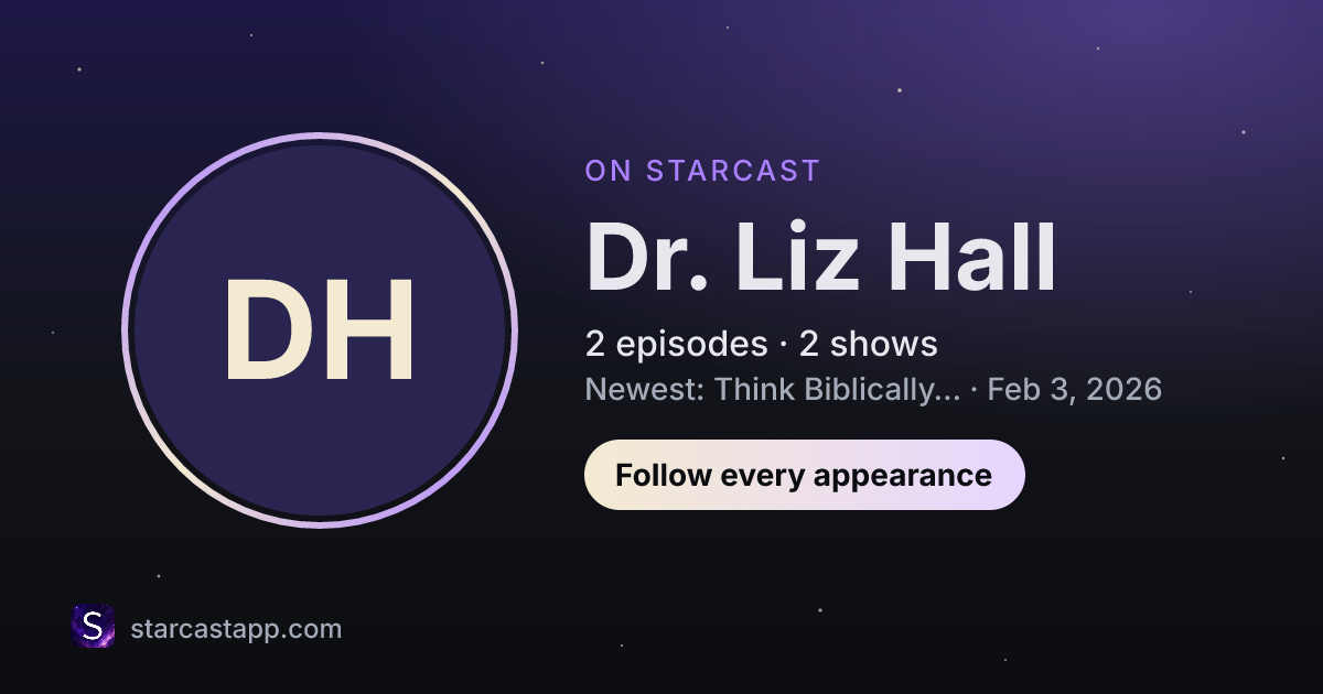 The preview card for Dr. Liz Hall