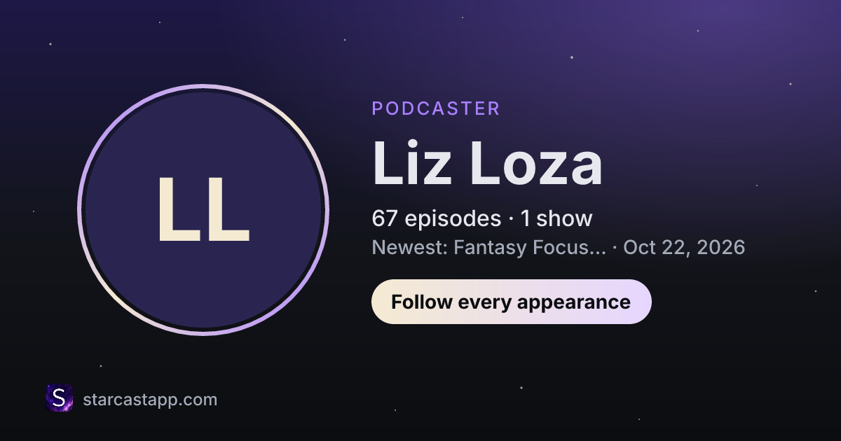 The preview card for Liz Loza