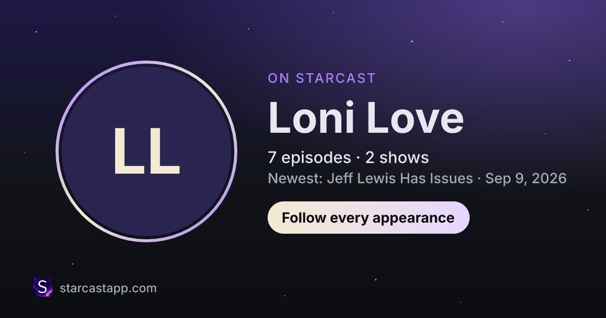 The preview card for Loni Love