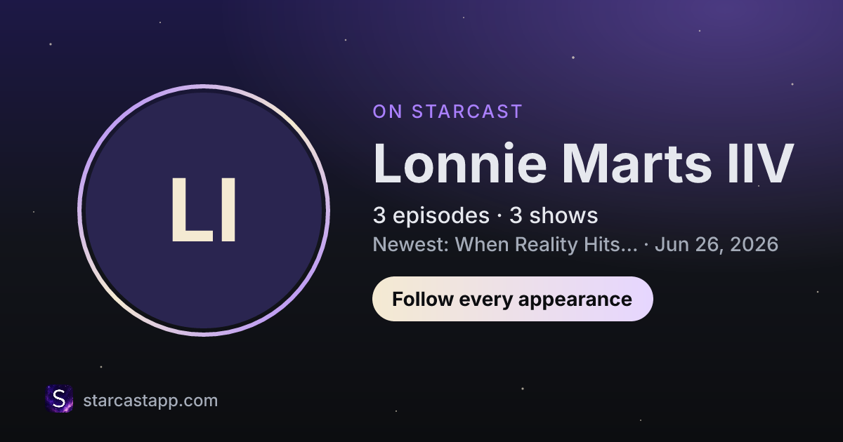 The preview card for Lonnie Marts IIV