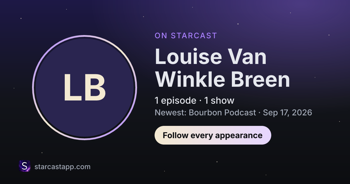 The preview card for Louise Van Winkle Breen
