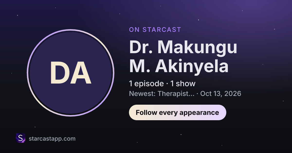 The preview card for Dr. Makungu M. Akinyela