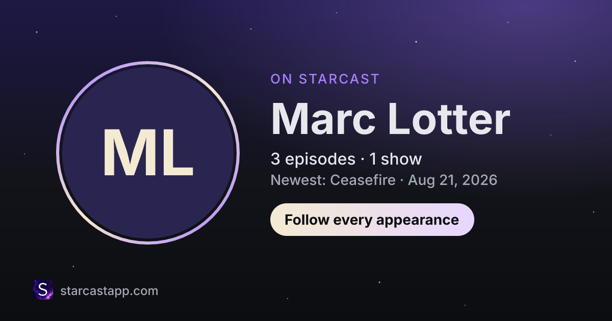 The preview card for Marc Lotter