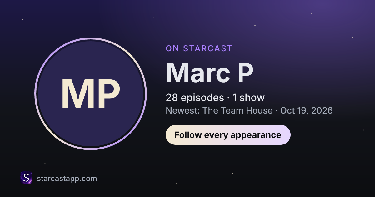 The preview card for Marc P