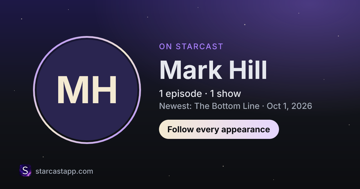 The preview card for Mark Hill