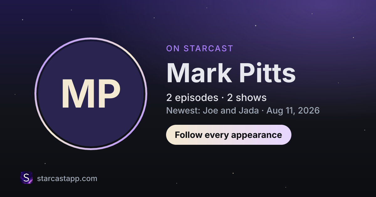 The preview card for Mark Pitts
