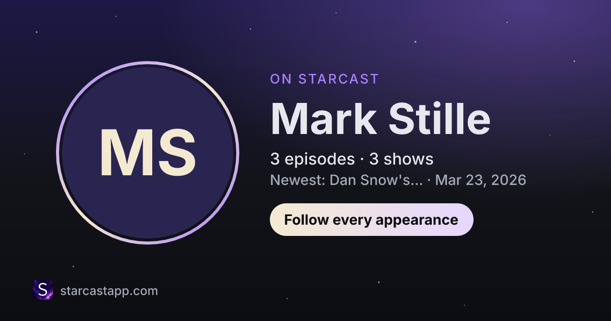 The preview card for Mark Stille