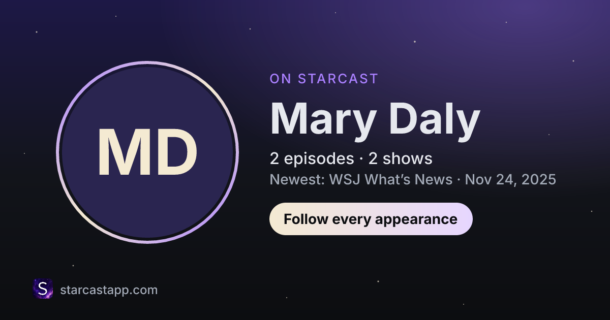 The preview card for Mary Daly