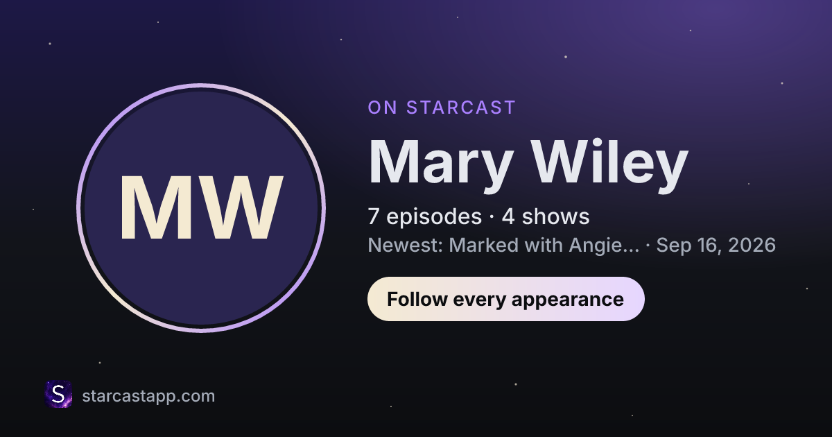 The preview card for Mary Wiley