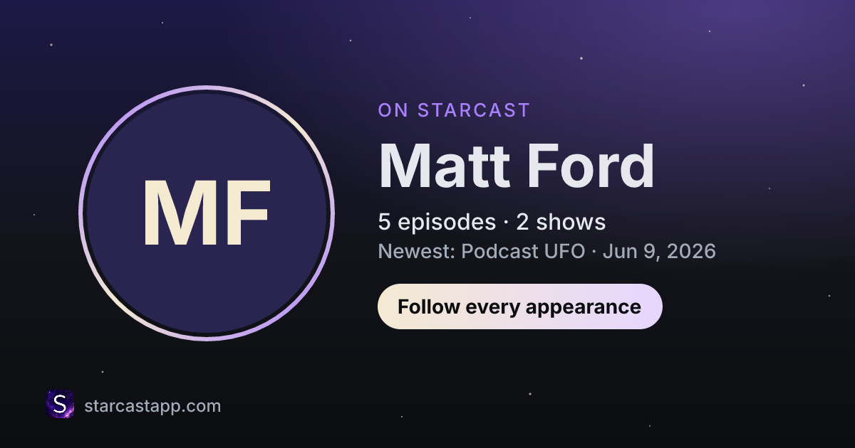 The preview card for Matt Ford