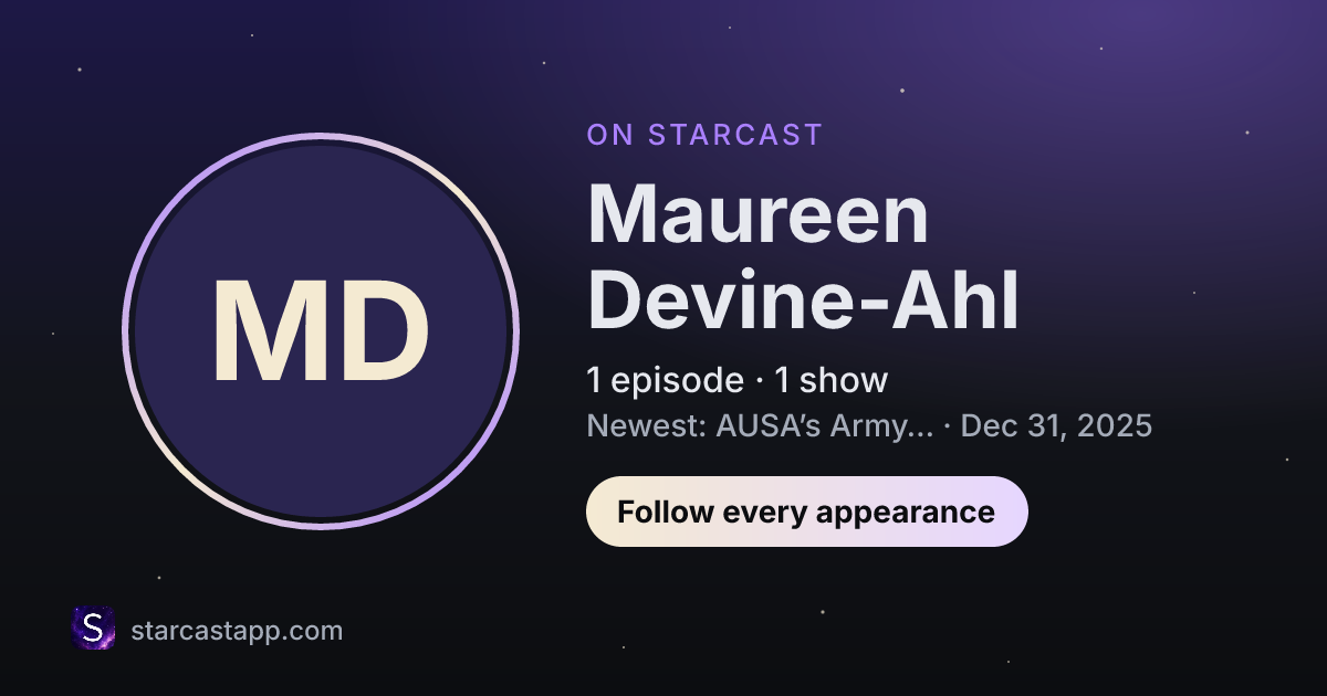 The preview card for Maureen Devine-Ahl
