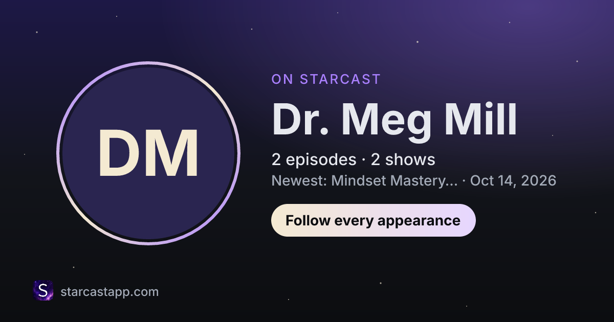 The preview card for Dr. Meg Mill