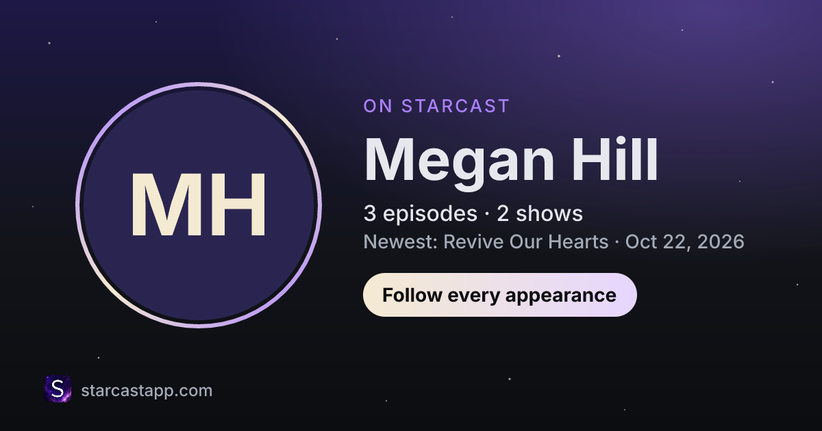 The preview card for Megan Hill