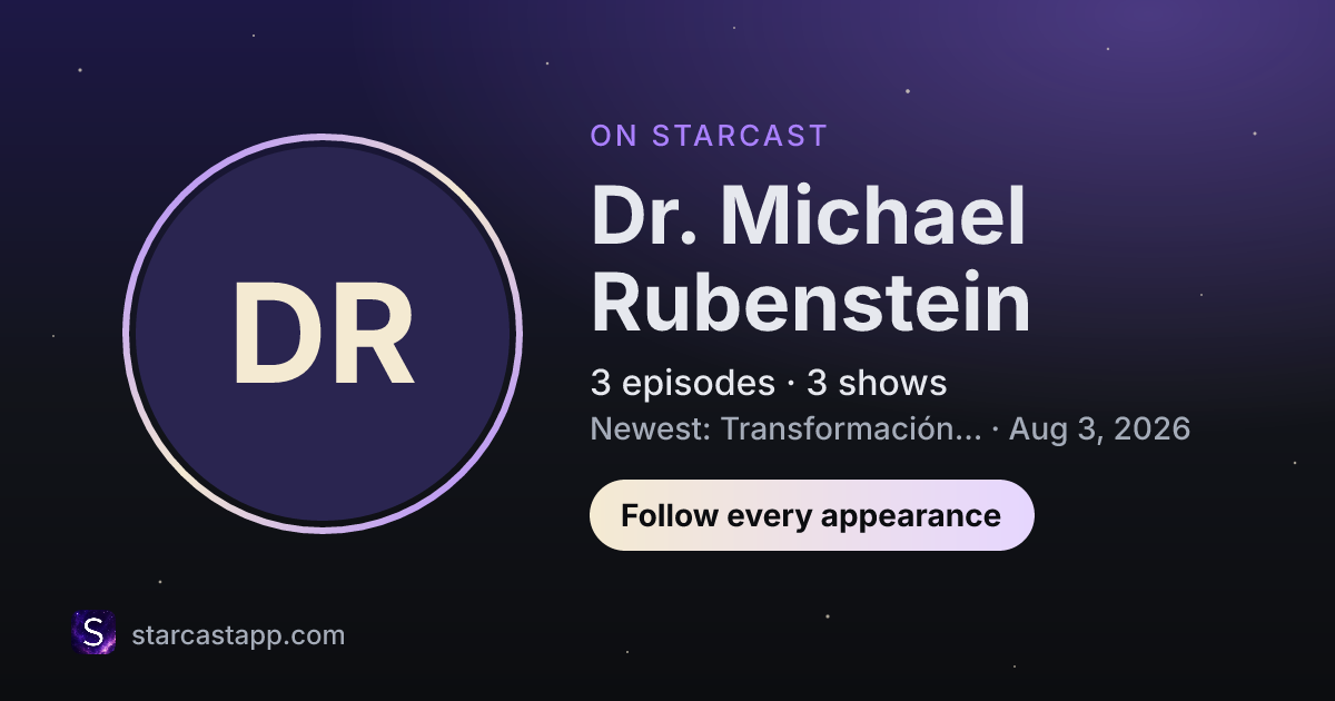 The preview card for Dr. Michael Rubenstein