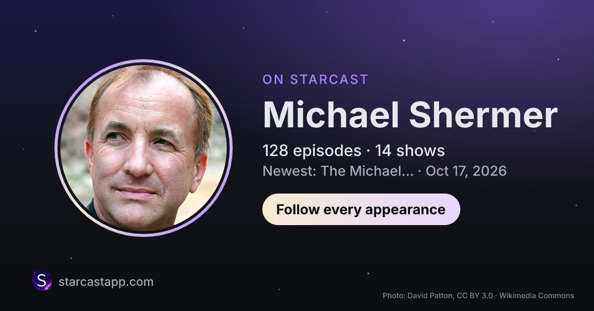 The preview card for Michael Shermer