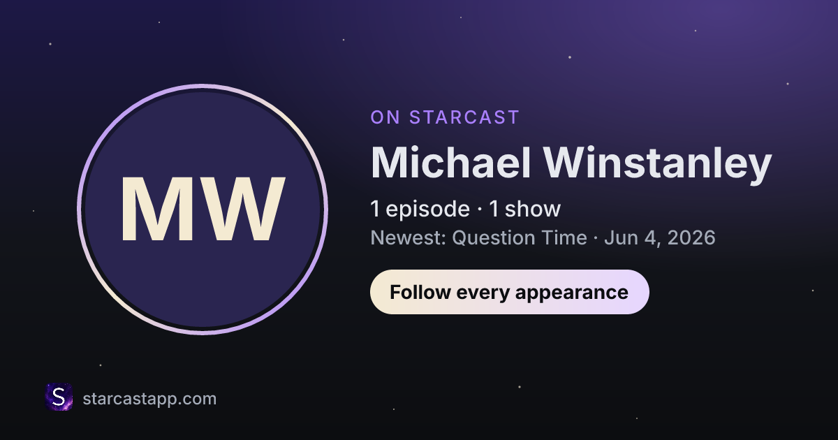 The preview card for Michael Winstanley