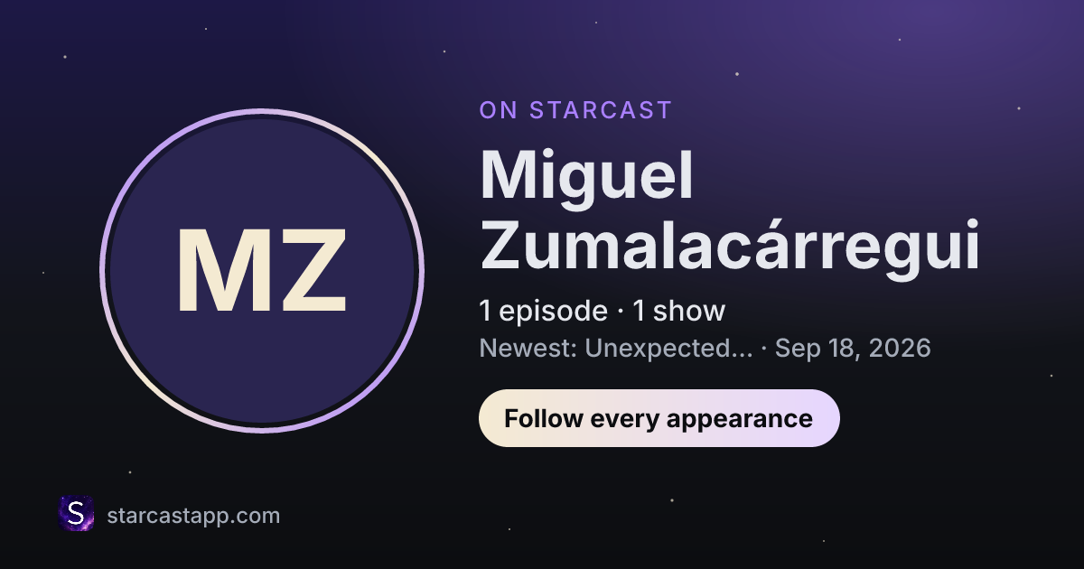 The preview card for Miguel Zumalacárregui